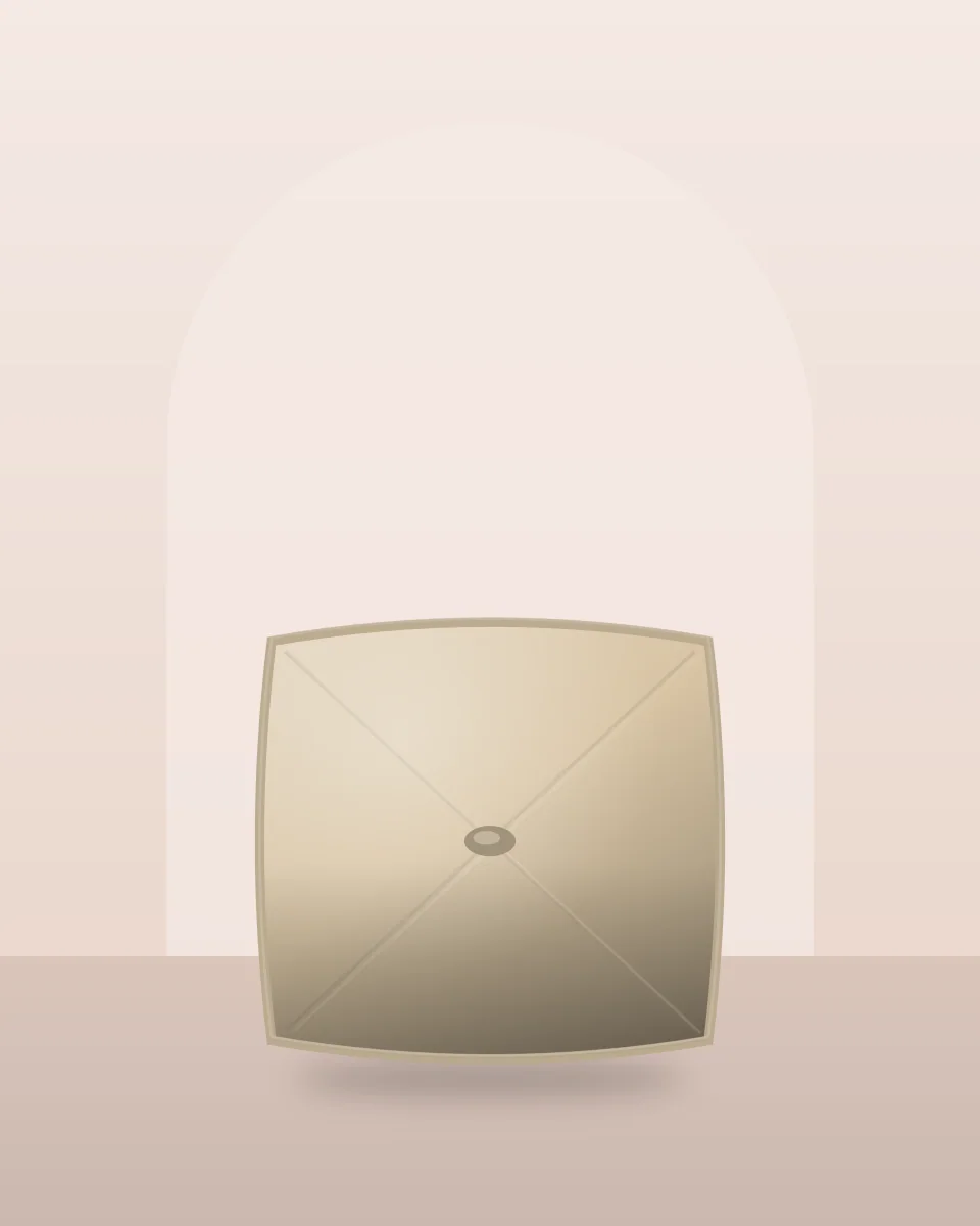 Beanify Cloud Cushion in Beige — Front view