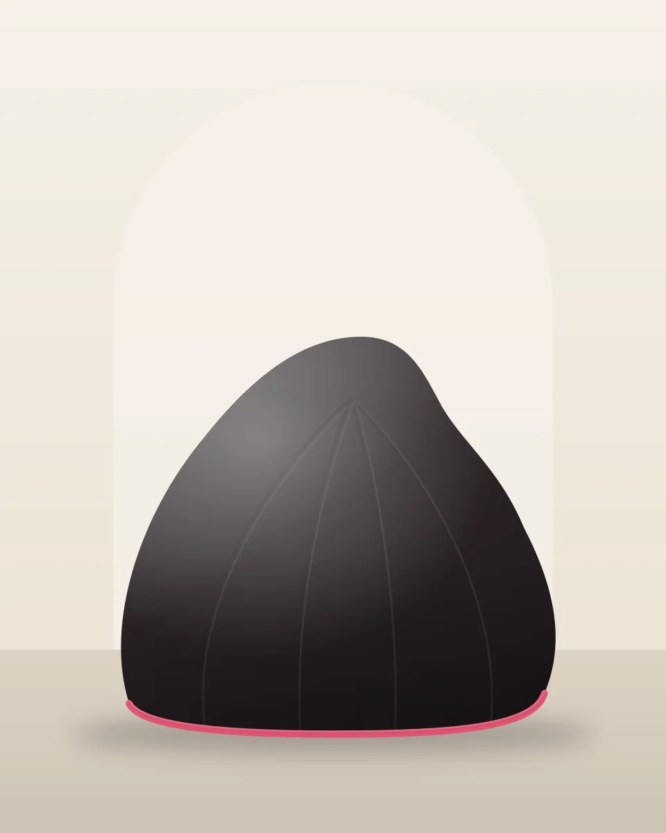Beanify Gamer in Black — Front view